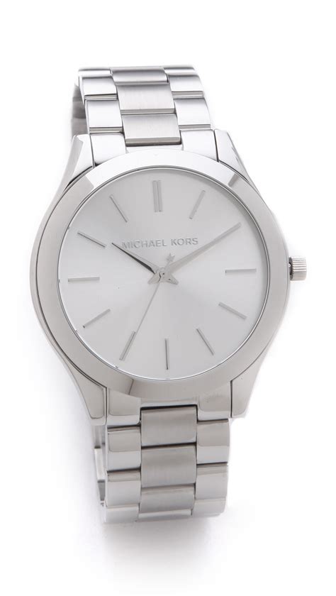 michael kors hemd slim fit|michael kors slim runway silver.